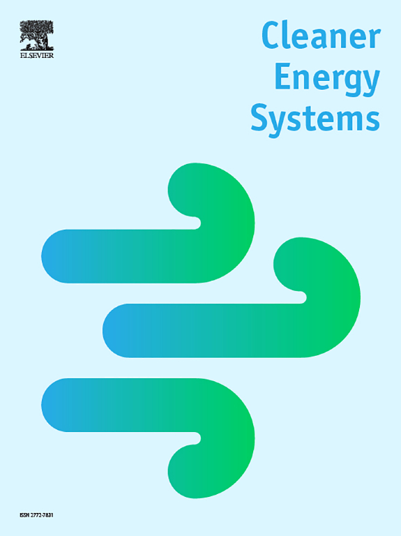 Go to journal home page - Cleaner Energy Systems